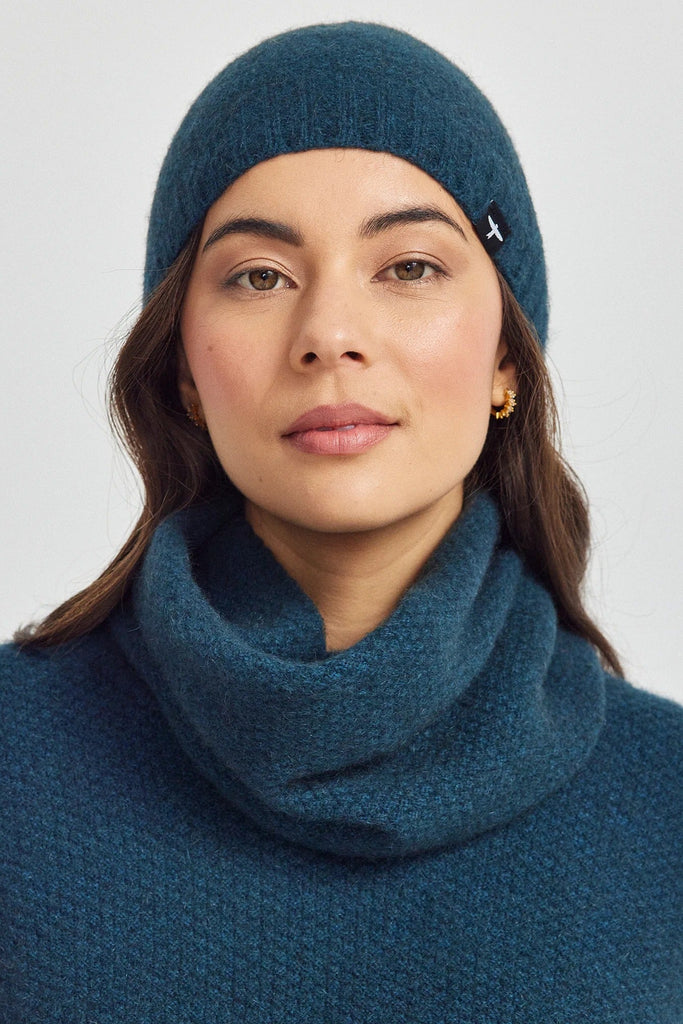 Unisex Moss Beanie Deep Teal 0551