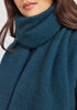 Unisex Moss Scarf Deep Teal 0554
