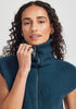 Womens Kay Zip Vest Deep Teal 100411
