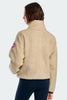 Womens Simcoe Simcoe Zip Up Fleece Sweater Light Tan 1101W
