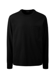 Mens Gladstone Long Sleeve T-Shirt Black  1402MT