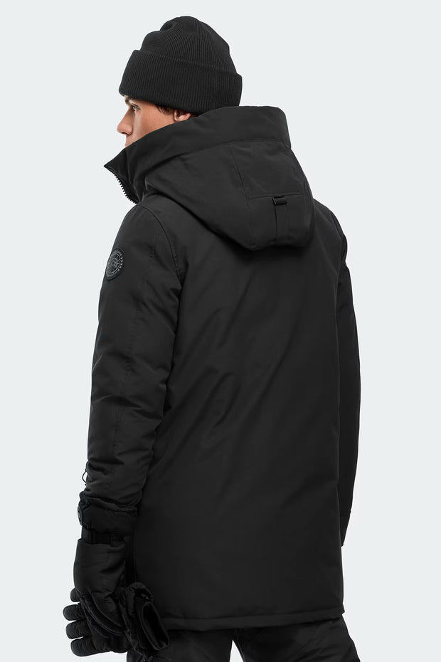 Mens Langford Parka Black Disc Black 2052MB