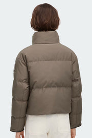 Womens Grandview Cropped Jacket Tonal Disc Taupe Grey   2266WT