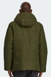 Mens Maitland Parka Cotton Tonal Disc  Military Green 4662MT
