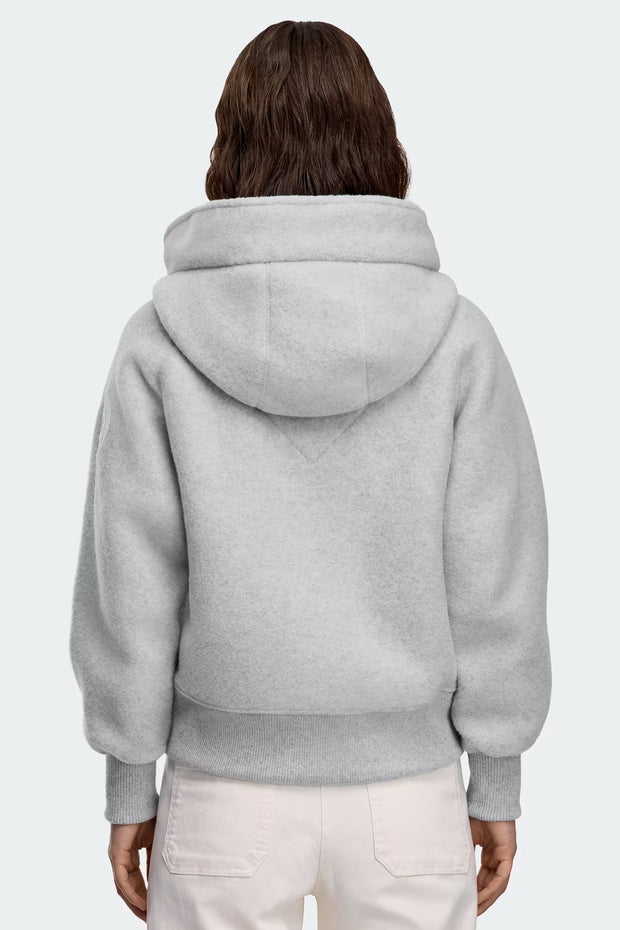 Womens Chilliwack Bomber Kind Fleece White Label Silverbirch Heather 7102WW