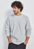 Mens Brent Waffle Long Sleeve Tee Grey Marle 900011