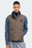 Mens Garson Vest Black Label Taupe Grey 2081MB