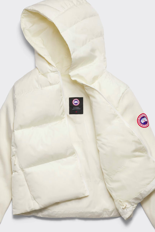 Womens HyBridge® Wide Quilt Knit Hoody Cottongrass 6507W