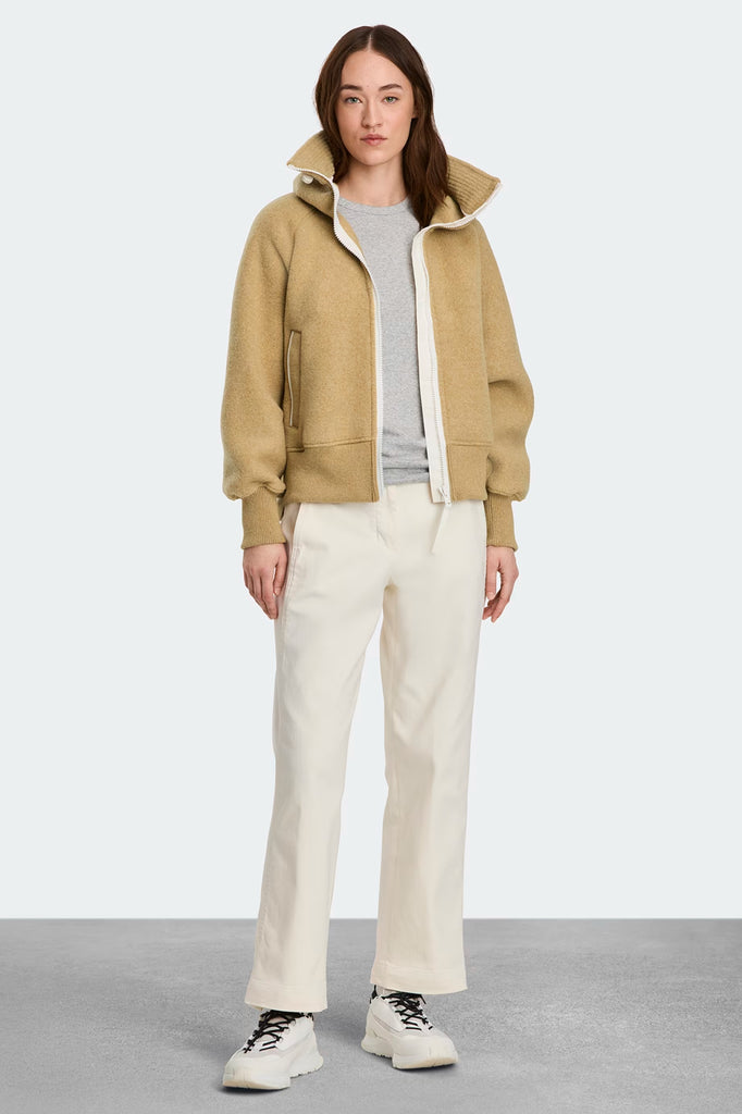 Womens Chilliwack Bomber Kind Fleece White Label Ecru/Beige 7102WW