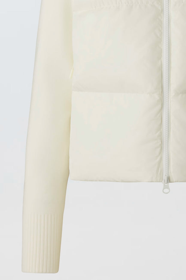 Womens HyBridge® Wide Quilt Knit Hoody Cottongrass 6507W