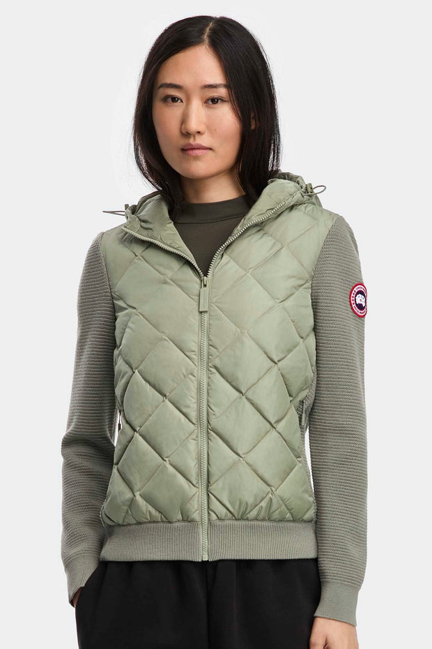 Womens HyBridge® Quilted Knit Hoody Sagebrush 6800L