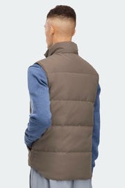 Mens Garson Vest Black Label Taupe Grey 2081MB
