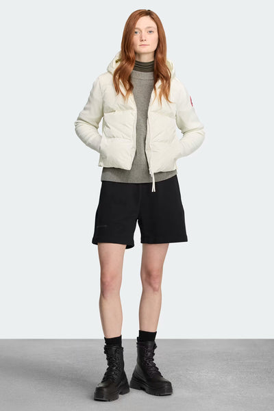 Womens HyBridge® Wide Quilt Knit Hoody Cottongrass 6507W