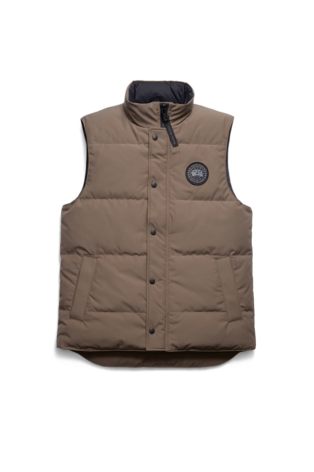 Mens Garson Vest Black Label Taupe Grey 2081MB