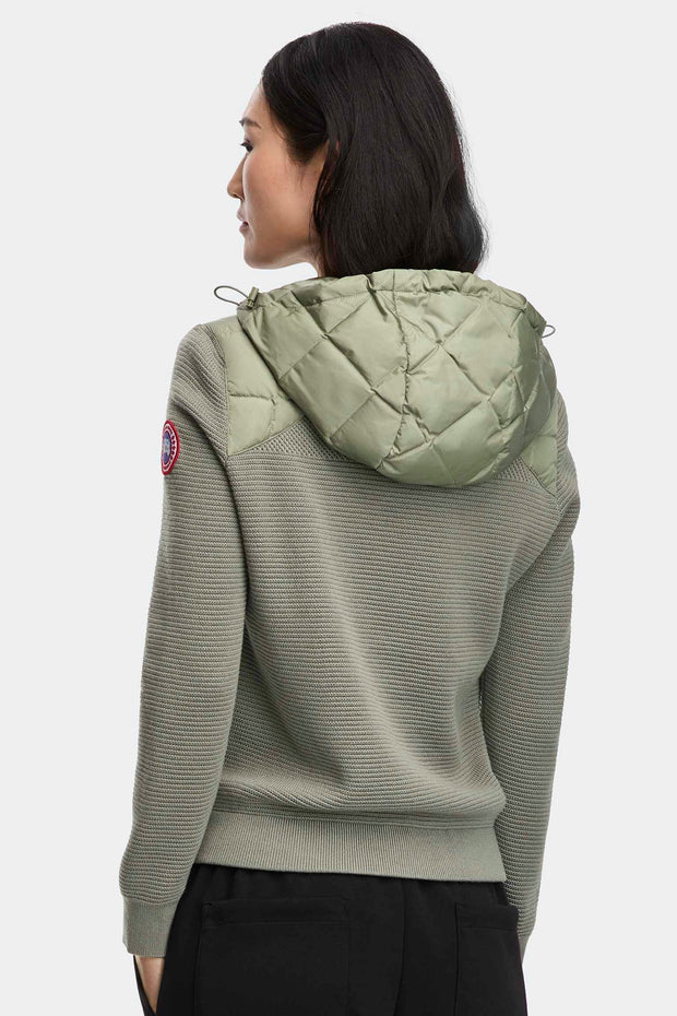 Womens HyBridge® Quilted Knit Hoody Sagebrush 6800L