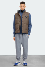 Mens Garson Vest Black Label Taupe Grey 2081MB