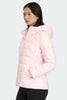 Womens Abbott Hoodie White Label Bloom Pink 2220LW