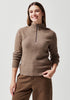 Womens Tidal Half Zip Wheat/Slate 100500