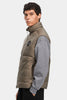 Mens Lodge Vest Black Label  Taupe Grey 4160MB