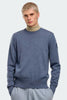 Mens Rosseau Crewneck Sweater Ozone Blue Heather 7091M