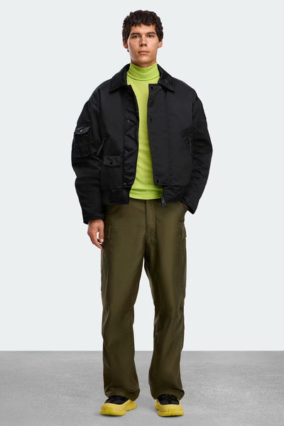 Mens Seguin Aviator Bomber Black 4882MT