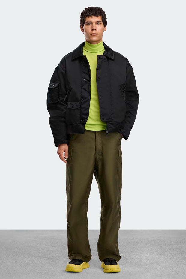 Mens Seguin Aviator Bomber Black 4882MT