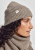 Unisex Natural Beanie Totara/Cobblestone   0656