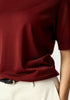 Womens Tenera Knit Tee Scarlet Rust 10001VN