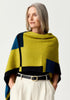 Womens Empress Poncho Golden Pearl/Peacock  Multi 1677