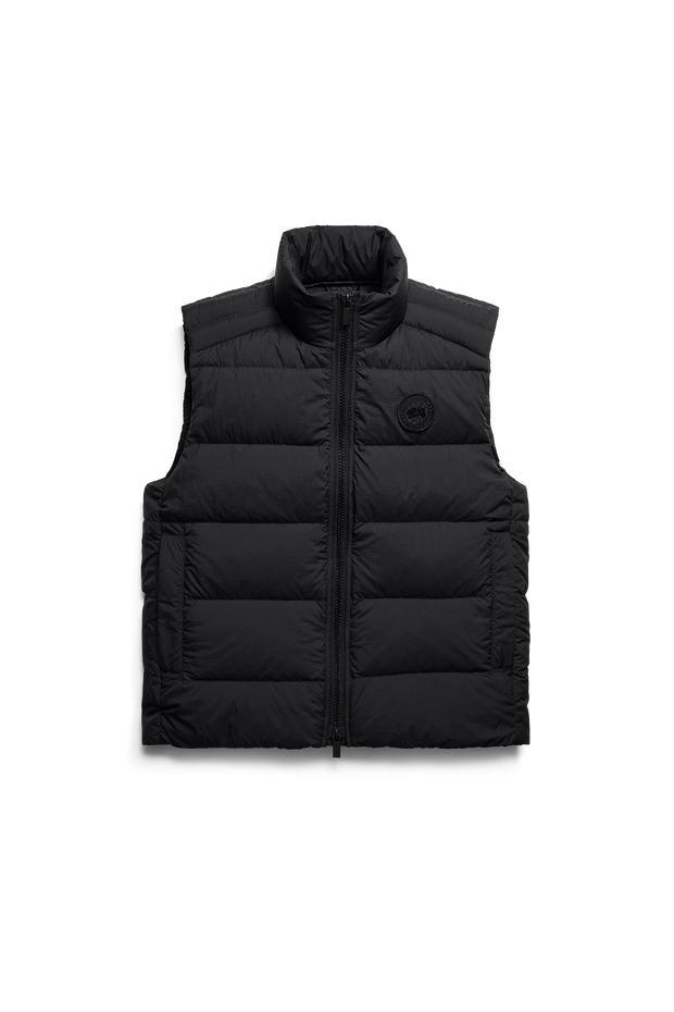 Mens Crofton Vest EnduraLuxe Black Black Disc 1925MB