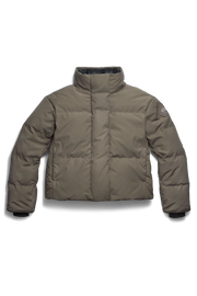 Womens Grandview Cropped Jacket Tonal Disc Taupe Grey   2266WT