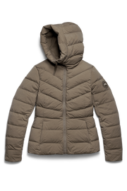 Womens Clair Jacket Tonal Disc Taupe Grey 2332WT