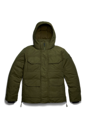 Mens Maitland Parka Cotton Tonal Disc  Military Green 4662MT