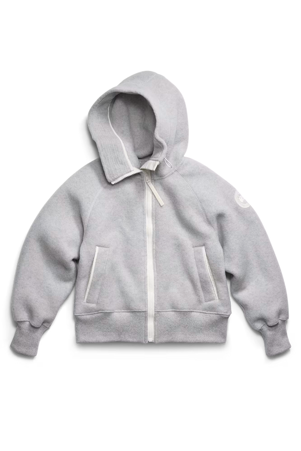 Womens Chilliwack Bomber Kind Fleece White Label Silverbirch Heather 7102WW