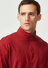 Mens Pua Zip Shirt  Bordeaux 9379