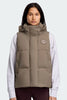Womens Junction Puffer Vest  Tonal Disc Taupe Grey 2622WT