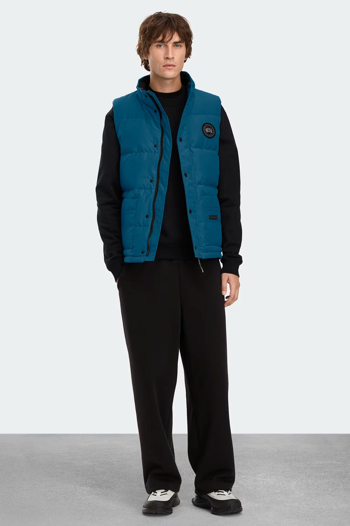 Mens Freestyle Crew Vest Black Label Guard Blue 4159MB