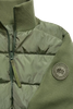 Womens HyBridge® Wide Quilt Knit Jacket Tonal Disc Vireo Green 6506WT