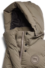 Womens Junction Puffer Vest  Tonal Disc Taupe Grey 2622WT
