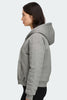 Women Fuse Reversible Hoodie Stone Heather/Terra  1507W