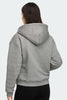 Women Fuse Reversible Hoodie Stone Heather/Terra  1507W