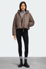Womens Elba Jacket  Tonal Disc Taupe Grey 2756WT