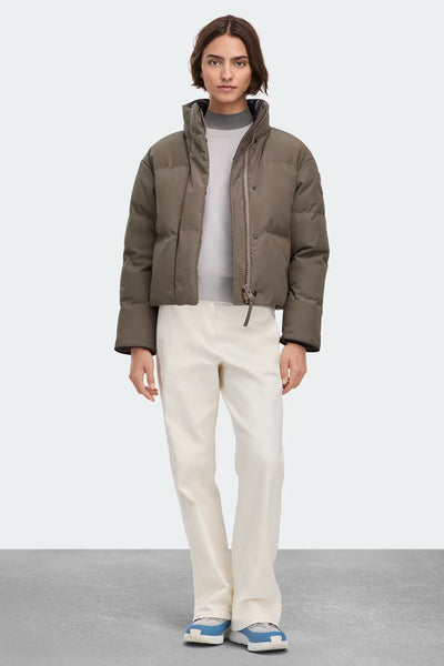 Womens Grandview Cropped Jacket Tonal Disc Taupe Grey   2266WT