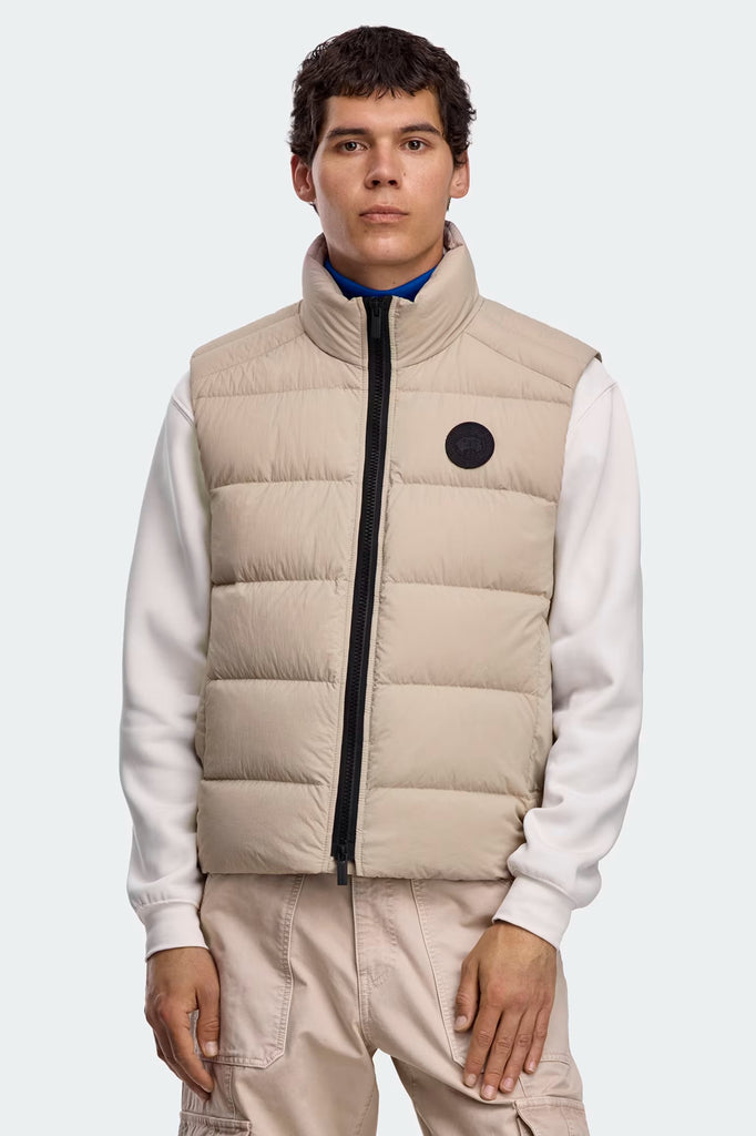 Mens Crofton Vest EnduraLuxe Limestone Black Disc 1925MB