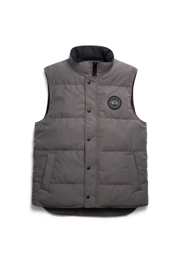 Mens Garson Vest -CR - Black Label-Coastal Grey-2081MB