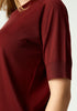 Womens Tenera Knit Tee Scarlet Rust 10001VN