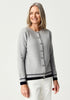 Womens Hara Cardigan  Stone/Ink 100488