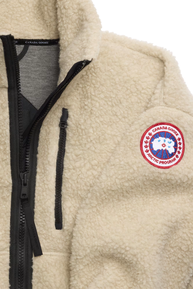 Womens Simcoe Simcoe Zip Up Fleece Sweater Light Tan 1101W