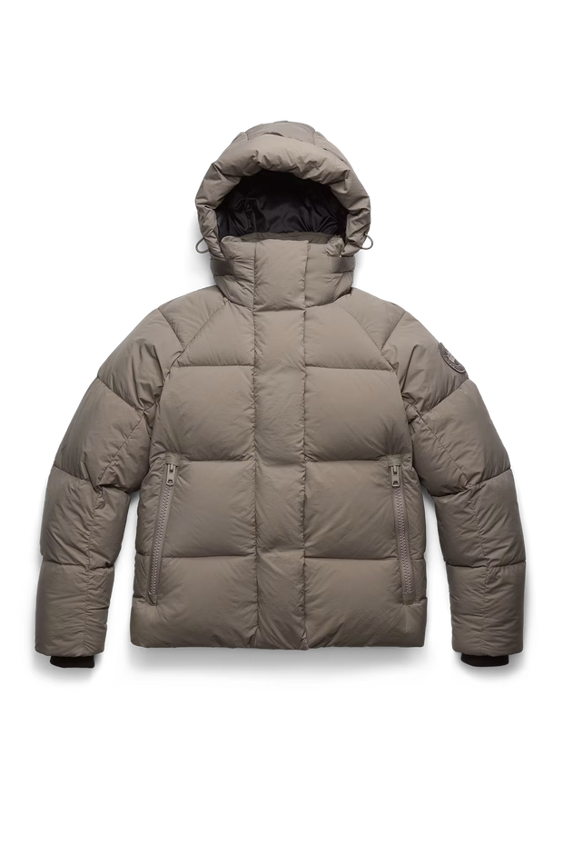 Womens Junction Parka Tonal Disc Taupe Grey 2602LT