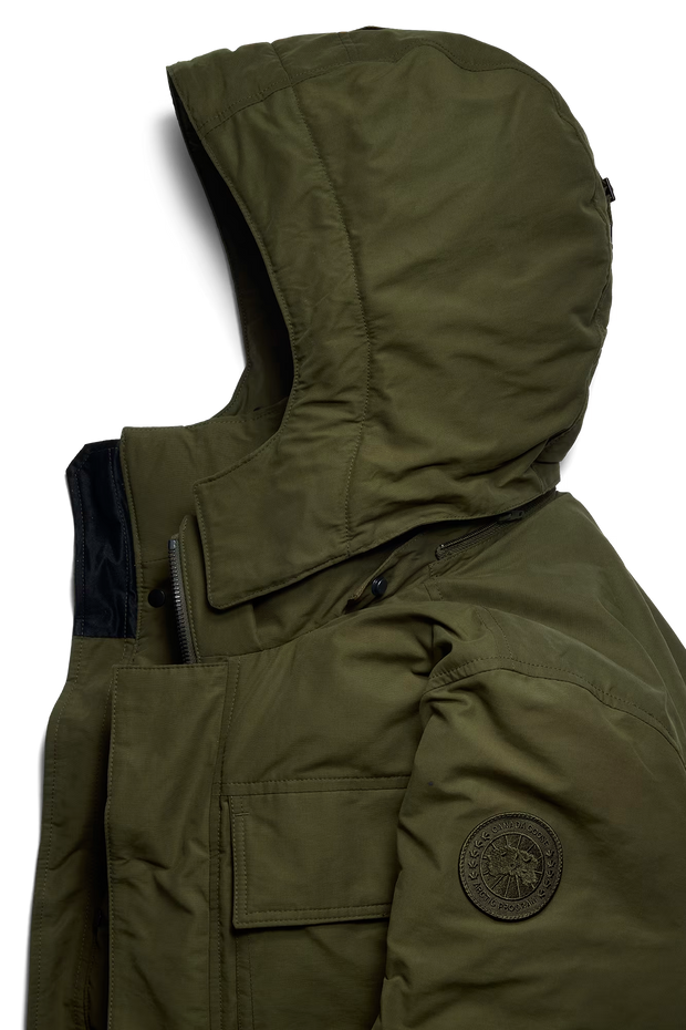 Mens Maitland Parka Cotton Tonal Disc  Military Green 4662MT